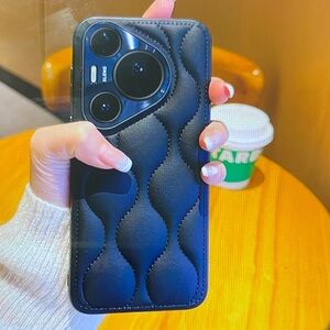 Black Quilted Phone Case